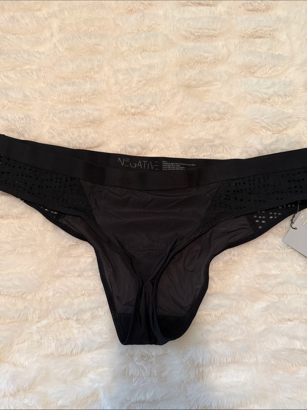 Negative Underwear size large Essaouira cutout  brand new with tags